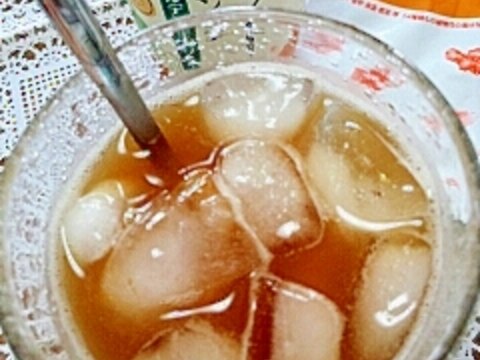 アイス☆酵素＆黒酢入りメープルほうじ茶♪